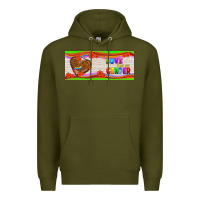 Army Green love has no gender mug 15 oz Premium Hoodie - HRA Design Shop