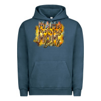 Pigment Midnight Navy mama mommy mom bruh Urban Hoodie - RacoonDesign