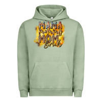 Pigment Oil Green mama mommy mom bruh Urban Hoodie - RacoonDesign