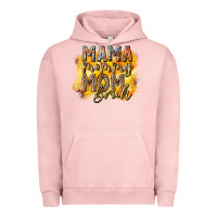 Pigment Salmon mama mommy mom bruh Urban Hoodie - RacoonDesign