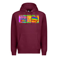 Burgundy love is all you need  mug 15 oz Premium Hoodie - HRA Design Shop