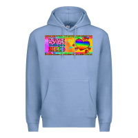 Colony Blue love is all you need  mug 15 oz Premium Hoodie - HRA Design Shop