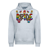 Heather Grey pride gnome Urban Hoodie - CowhideDigitalArt