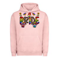 Pigment Salmon pride gnome Urban Hoodie - CowhideDigitalArt