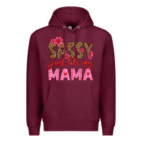 Burgundy sassy just like my mama Premium Hoodie - HRA Design Shop