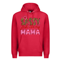 Cardinal sassy just like my mama Premium Hoodie - HRA Design Shop