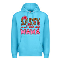 Ocean Blue sassy just like my mama Premium Hoodie - HRA Design Shop