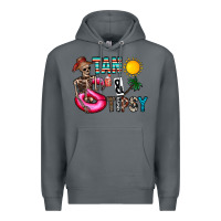 Rock Tan Tipsy Premium Hoodie - CowhideDigitalArt