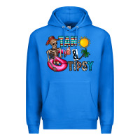 True Royal Tan Tipsy Premium Hoodie - CowhideDigitalArt