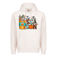 Pale Pink tis the sea son Premium Hoodie - CowhideDigitalArt