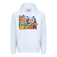 White tis the sea son Premium Hoodie - CowhideDigitalArt