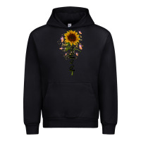 Black mama sunflower Urban Hoodie - RacoonDesign