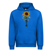 Cobalt mama sunflower Urban Hoodie - RacoonDesign