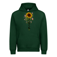 Forest Green mama sunflower Urban Hoodie - RacoonDesign