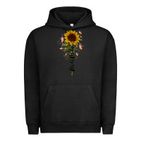 Pigment Black mama sunflower Urban Hoodie - RacoonDesign