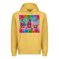 Antique Gold lgbtq genomes Premium Hoodie - HRA Design Shop