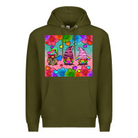 Army Green lgbtq genomes Premium Hoodie - HRA Design Shop