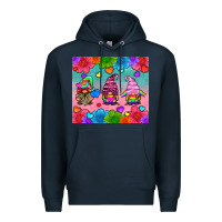 Navy lgbtq genomes Premium Hoodie - HRA Design Shop