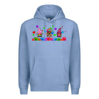 Colony Blue lgbtq gnome  libbey glass Premium Hoodie - HRA Design Shop