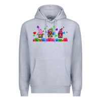 Heather Grey lgbtq gnome  libbey glass Premium Hoodie - HRA Design Shop