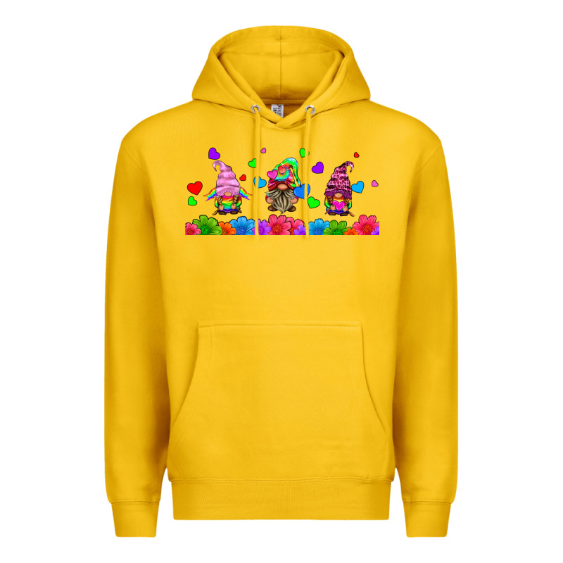 Lgbtq Gnome  Libbey Glass Premium Hoodie by HRA Design Shop | Teevron