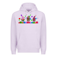 Lilac lgbtq gnome  libbey glass Premium Hoodie - HRA Design Shop