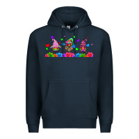 Navy lgbtq gnome  libbey glass Premium Hoodie - HRA Design Shop