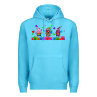 Ocean Blue lgbtq gnome  libbey glass Premium Hoodie - HRA Design Shop