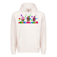 Pale Pink lgbtq gnome  libbey glass Premium Hoodie - HRA Design Shop