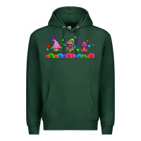 Sports Green lgbtq gnome  libbey glass Premium Hoodie - HRA Design Shop