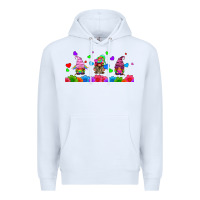 White lgbtq gnome  libbey glass Premium Hoodie - HRA Design Shop