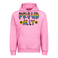 Fuchsia Pink proud ally Urban Hoodie - CowhideDigitalArt
