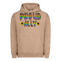 Pigment Burro proud ally Urban Hoodie - CowhideDigitalArt