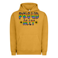 Pigment Peanut Butter proud ally Urban Hoodie - CowhideDigitalArt