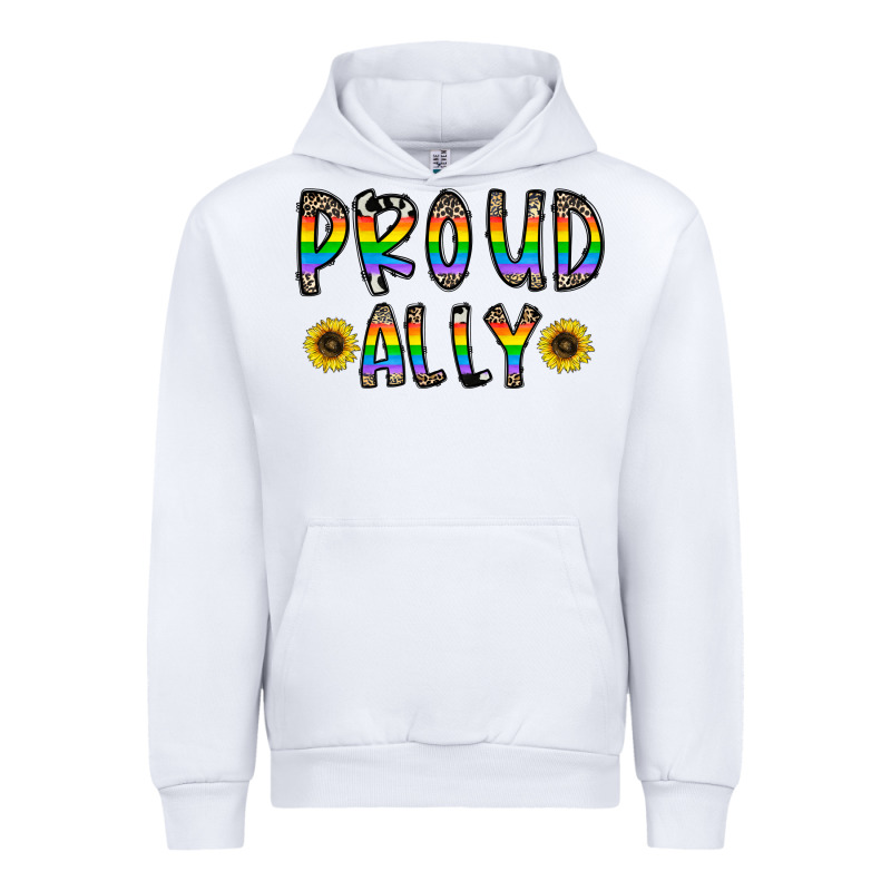 Proud Ally Urban Hoodie by CowhideDigitalArt | Teevron