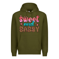 Army Green sweet and sassy Premium Hoodie - HRA Design Shop