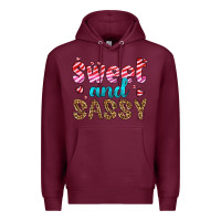 Burgundy sweet and sassy Premium Hoodie - HRA Design Shop