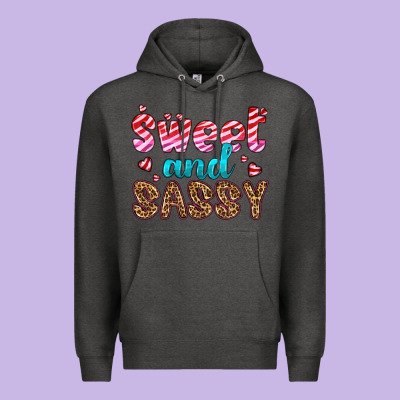 Sweet And Sassy Premium Hoodie Designed By Hra Design Shop