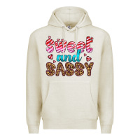 Oatmeal Heather sweet and sassy Premium Hoodie - HRA Design Shop