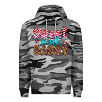 Slate Camo sweet and sassy Premium Hoodie - HRA Design Shop