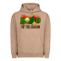 Pigment Burro tis the season christmas with tennis ball and tree cookie Urban Hoodie - FaDigitalArtStudio