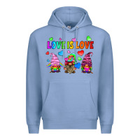 Colony Blue lgbtq love is love gnomes Premium Hoodie - HRA Design Shop