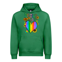 Emerald proud dad love Urban Hoodie - CowhideDigitalArt