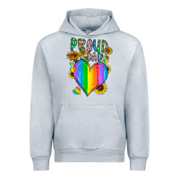 Heather Grey proud dad love Urban Hoodie - CowhideDigitalArt