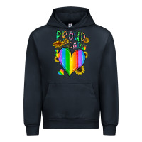 Navy proud dad love Urban Hoodie - CowhideDigitalArt