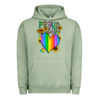 Pigment Oil Green proud dad love Urban Hoodie - CowhideDigitalArt