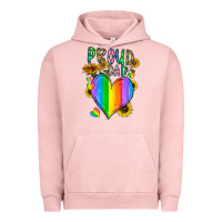Pigment Salmon proud dad love Urban Hoodie - CowhideDigitalArt