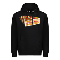 Black chocolate christmas cake fa element Premium Hoodie - FaDigitalArtStudio