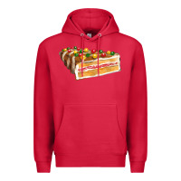Cardinal chocolate christmas cake fa element Premium Hoodie - FaDigitalArtStudio