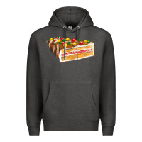 Charcoal Heather chocolate christmas cake fa element Premium Hoodie - FaDigitalArtStudio